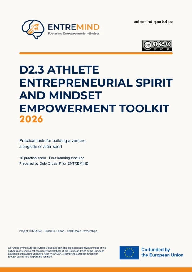 Forsiden til EntreMind D2.3 Empowerment Toolkit