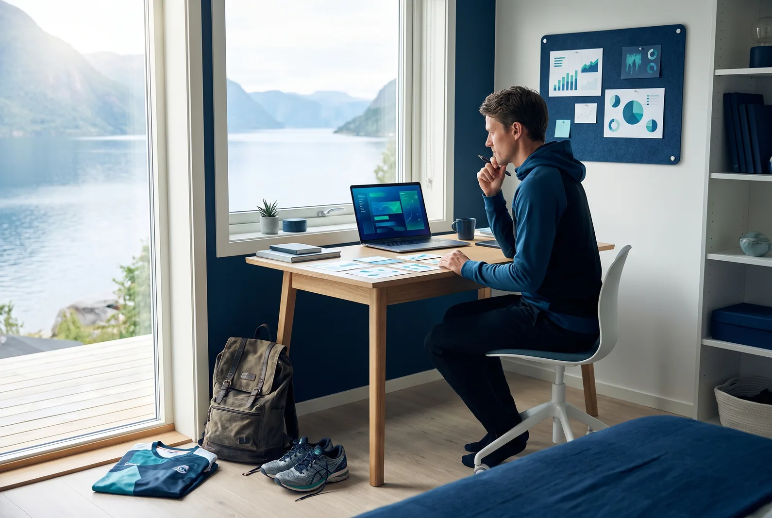 Utøvere samarbeider om digital selvvurdering i et nordisk læringsmiljø